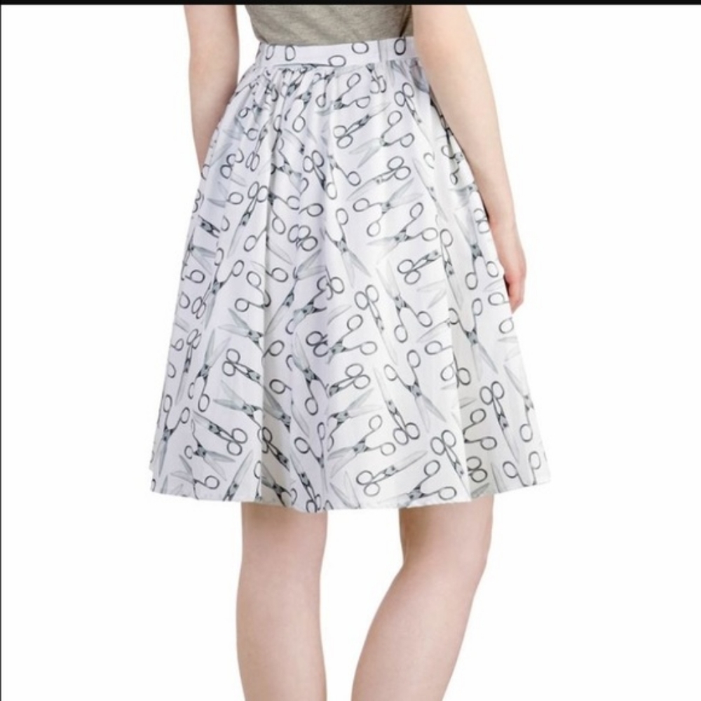 Modcloth Scissors Skirt - Picture 3 of 6